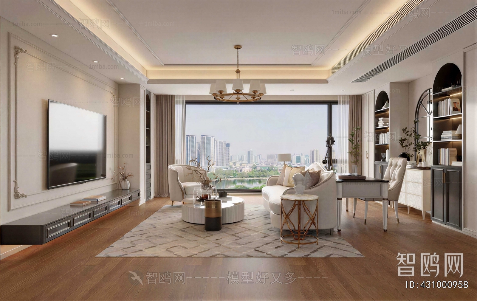 American Style A Living Room