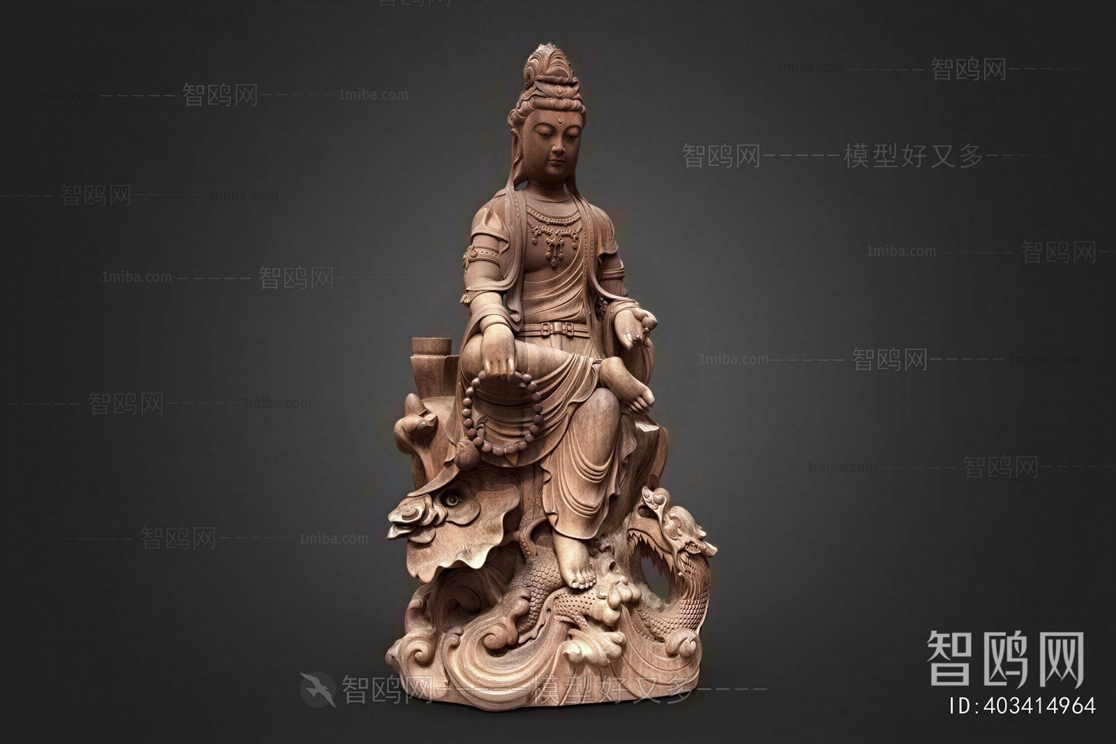Chinese Style Sculpture Sketch