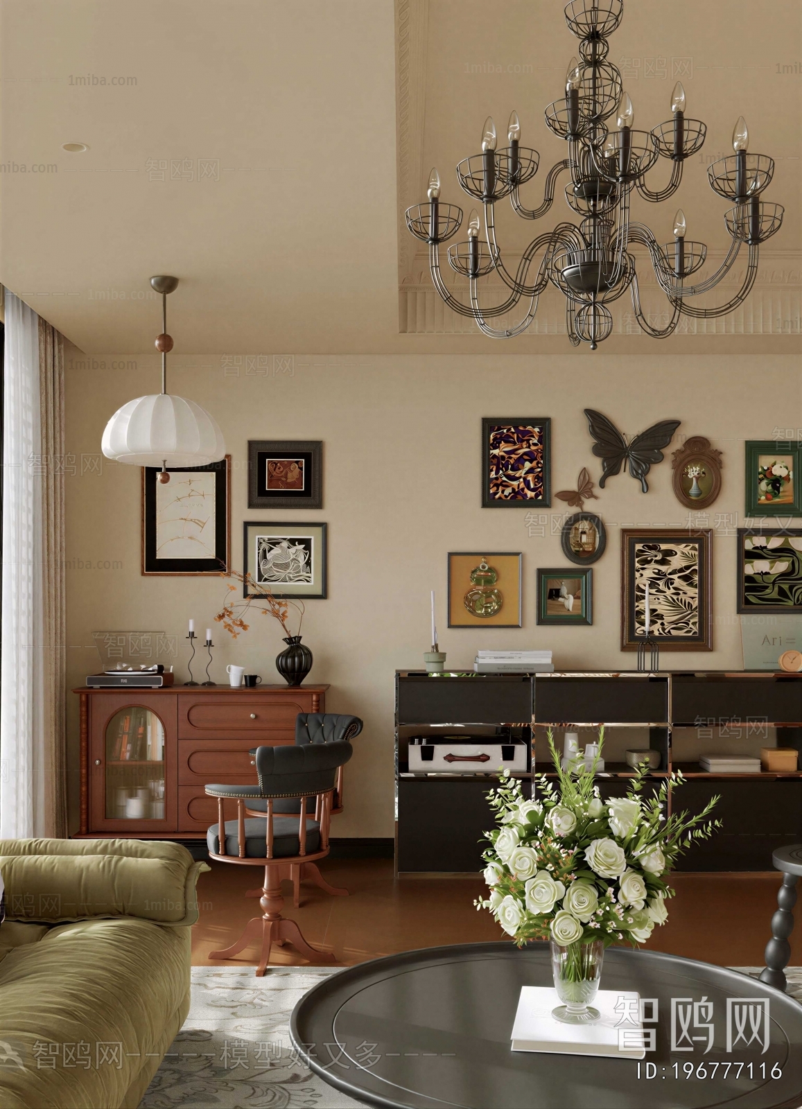 American Style A Living Room