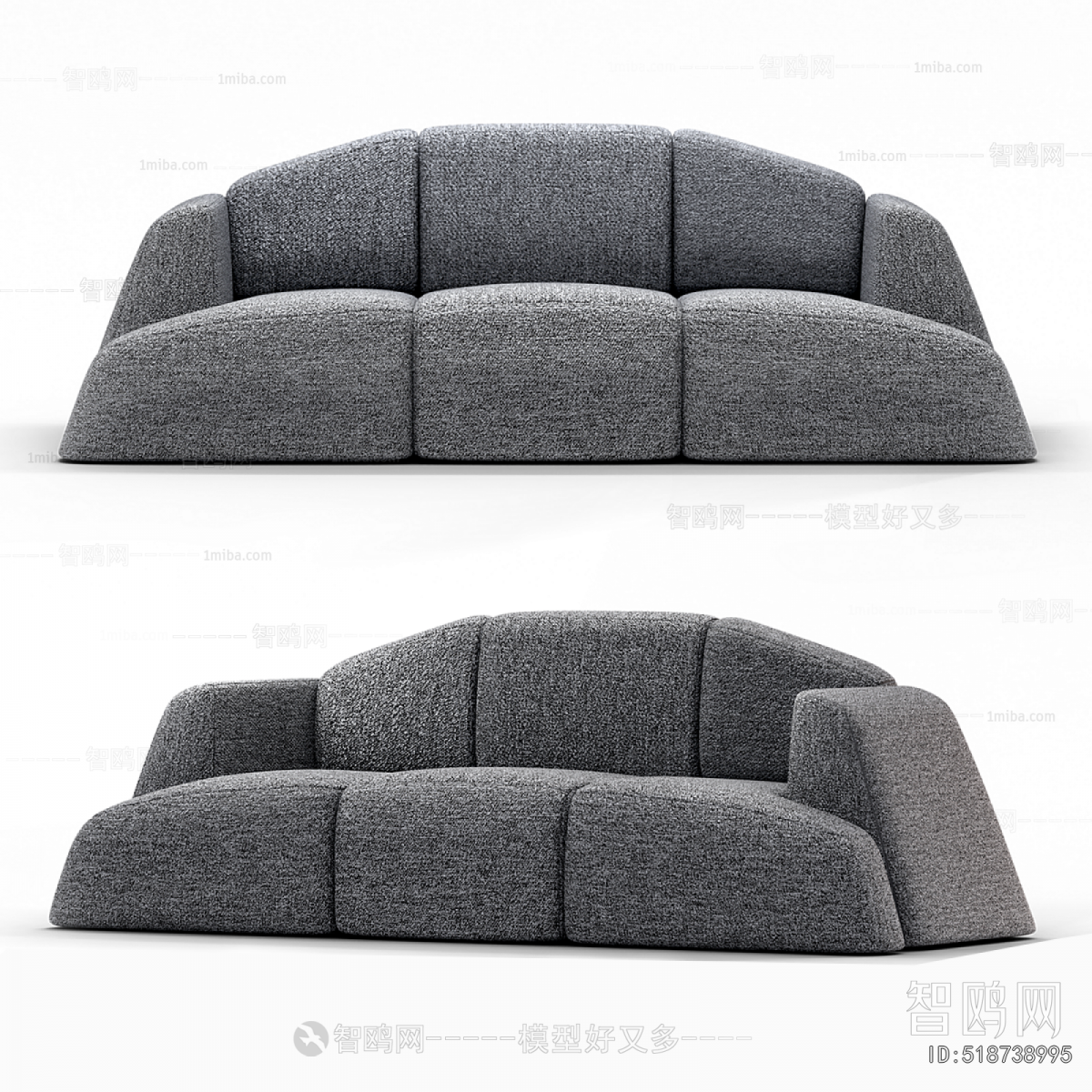 Modern Three-seat Sofa