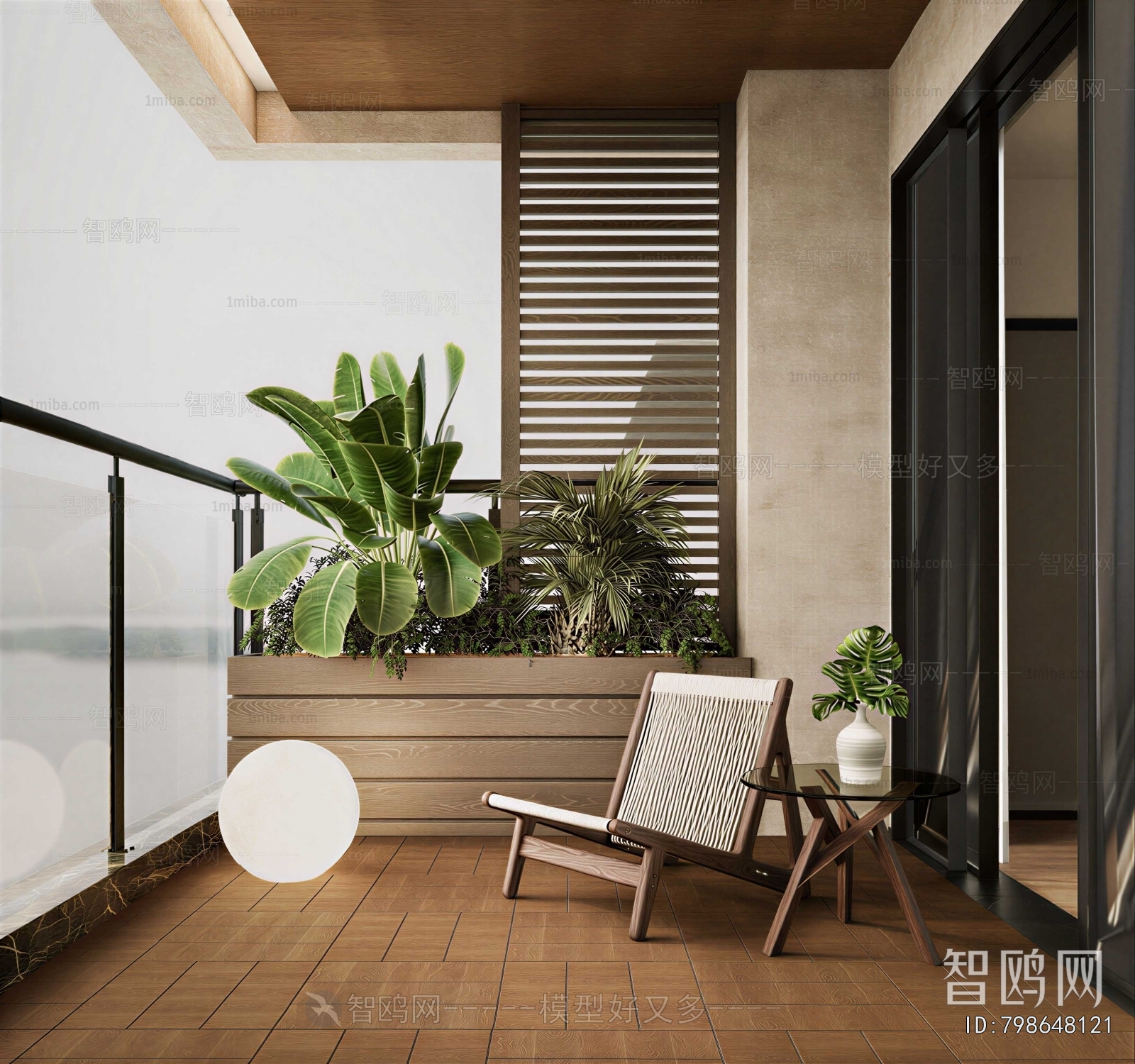 Modern Leisure Balcony