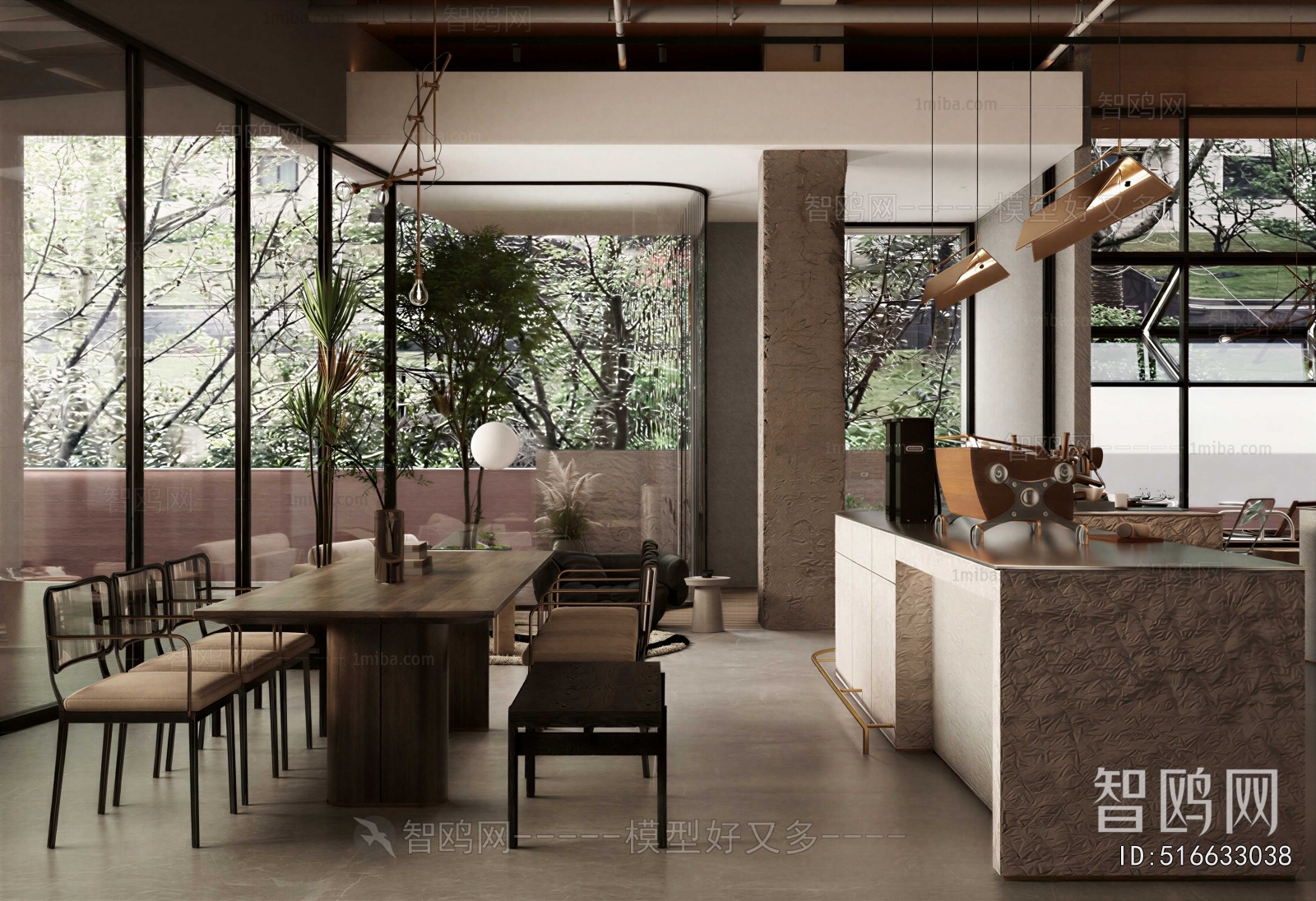 Industrial Style Cafe