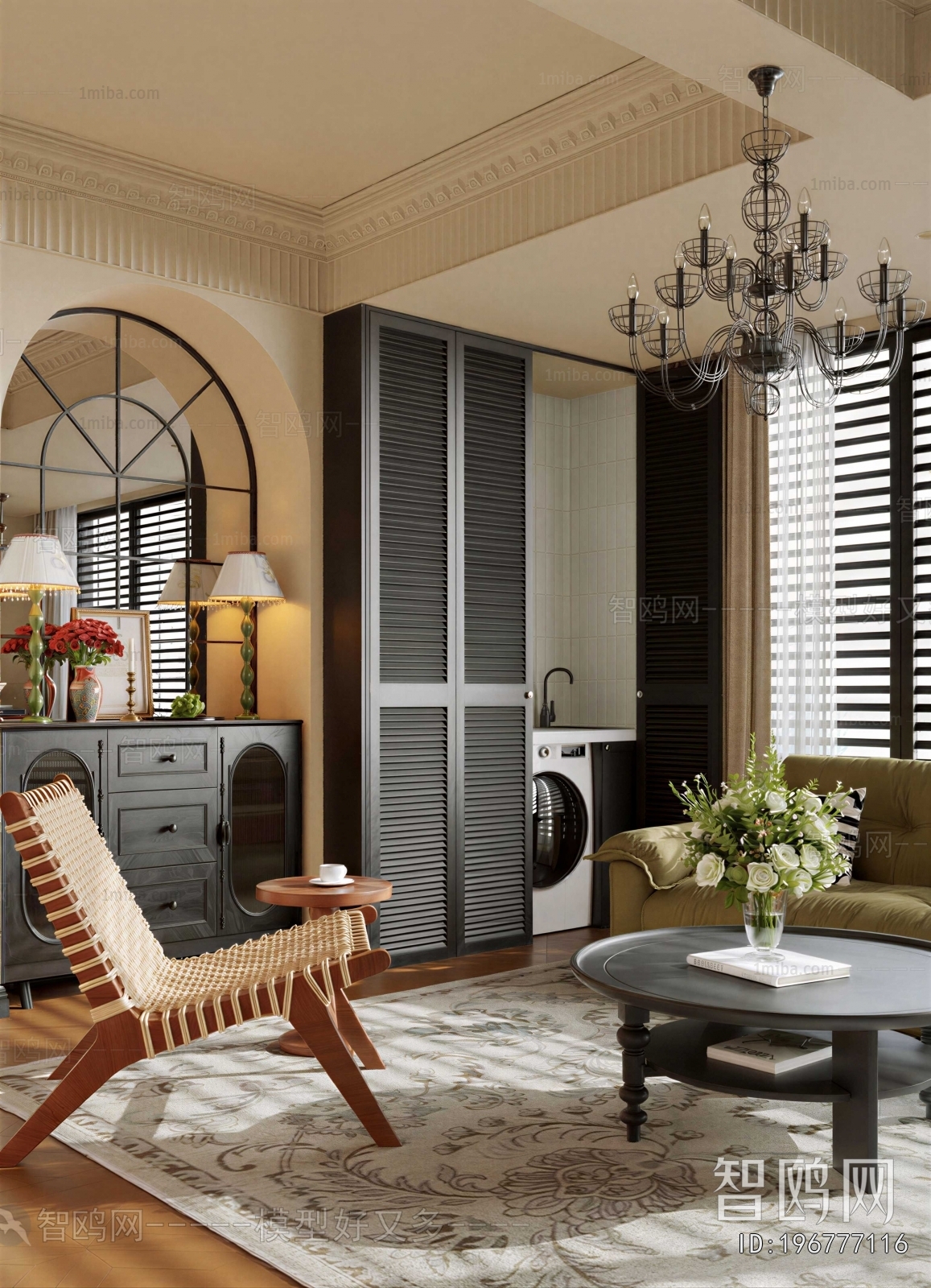 American Style A Living Room