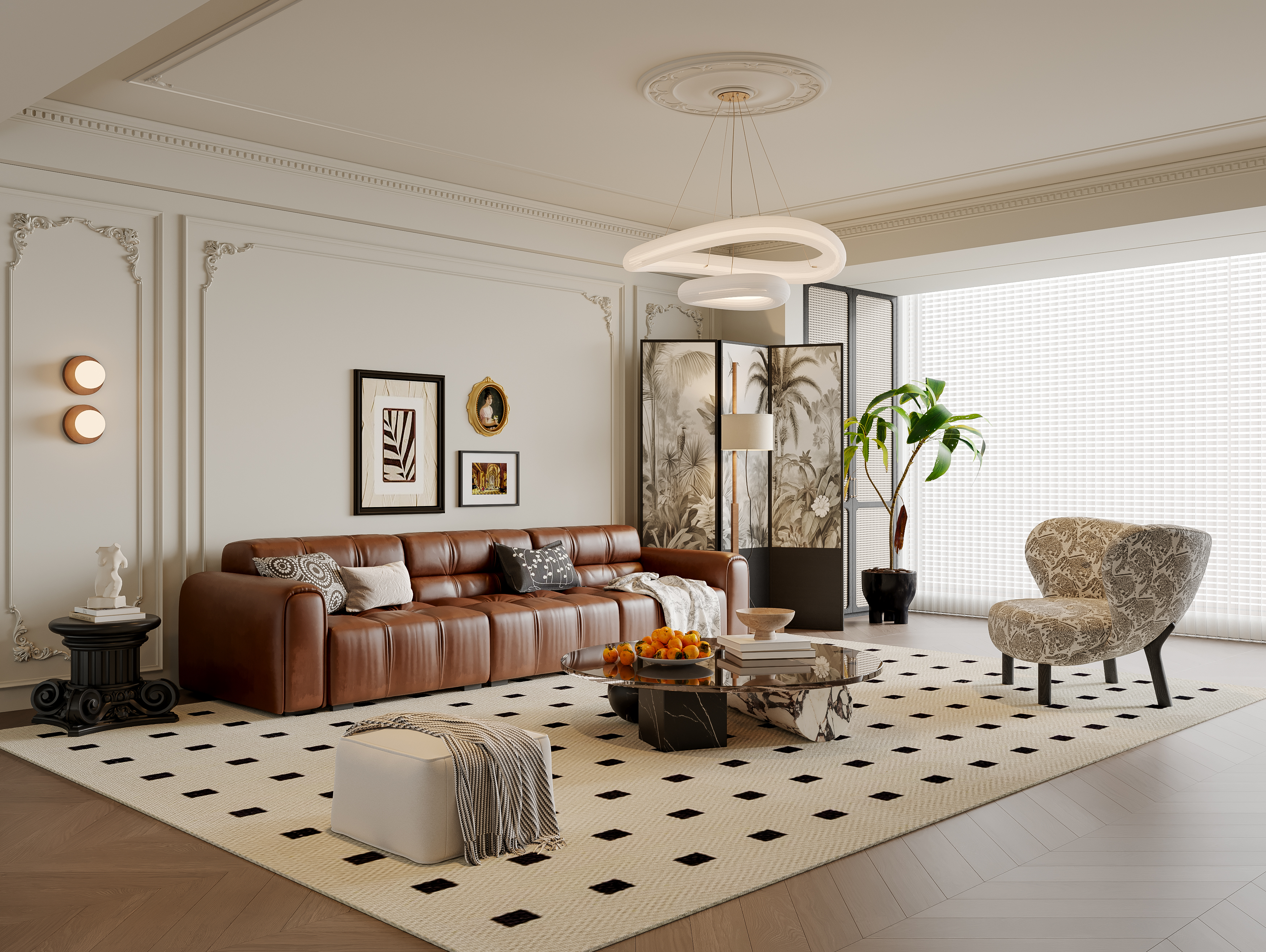 French Style A Living Room