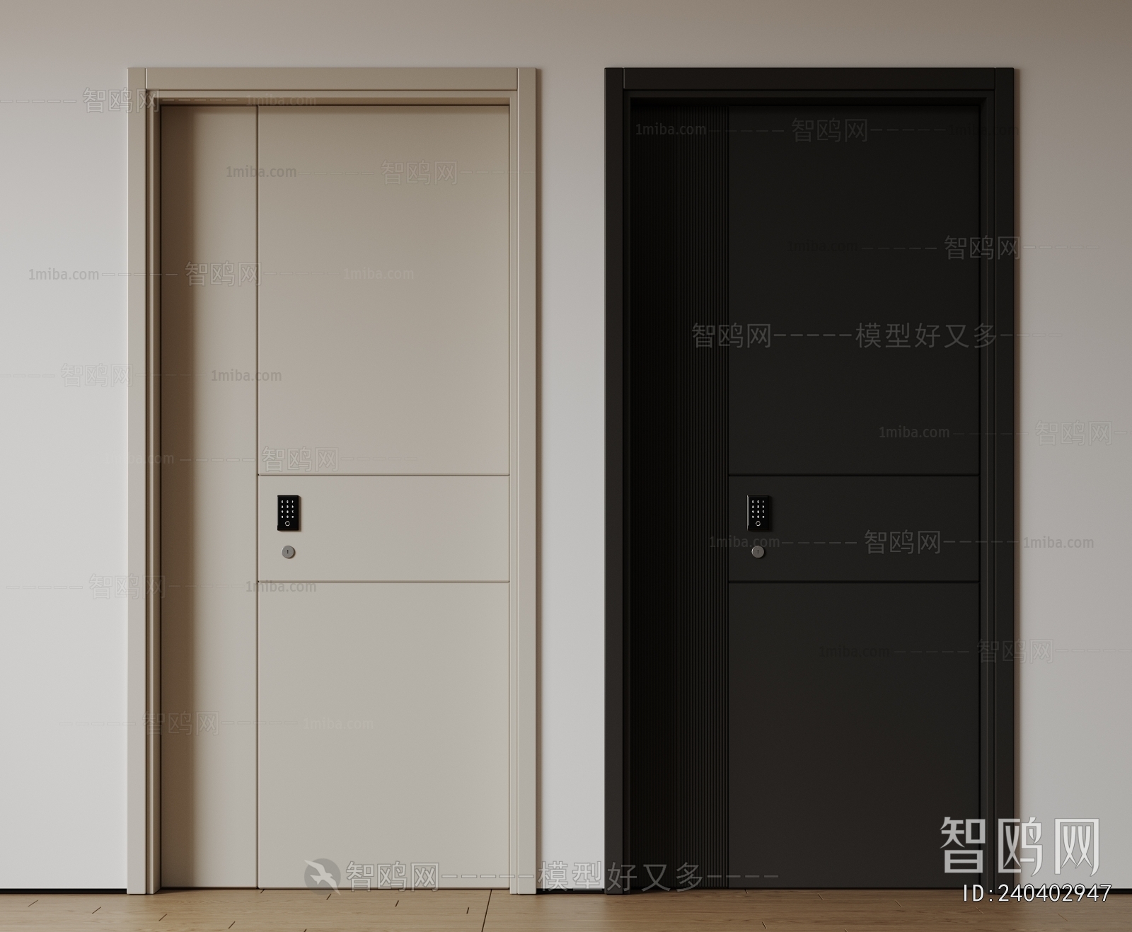 Modern Single Door