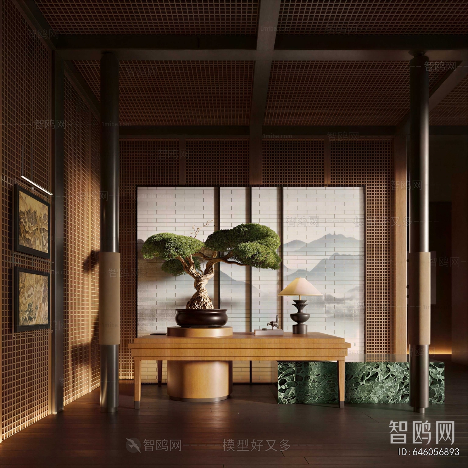 New Chinese Style Hallway