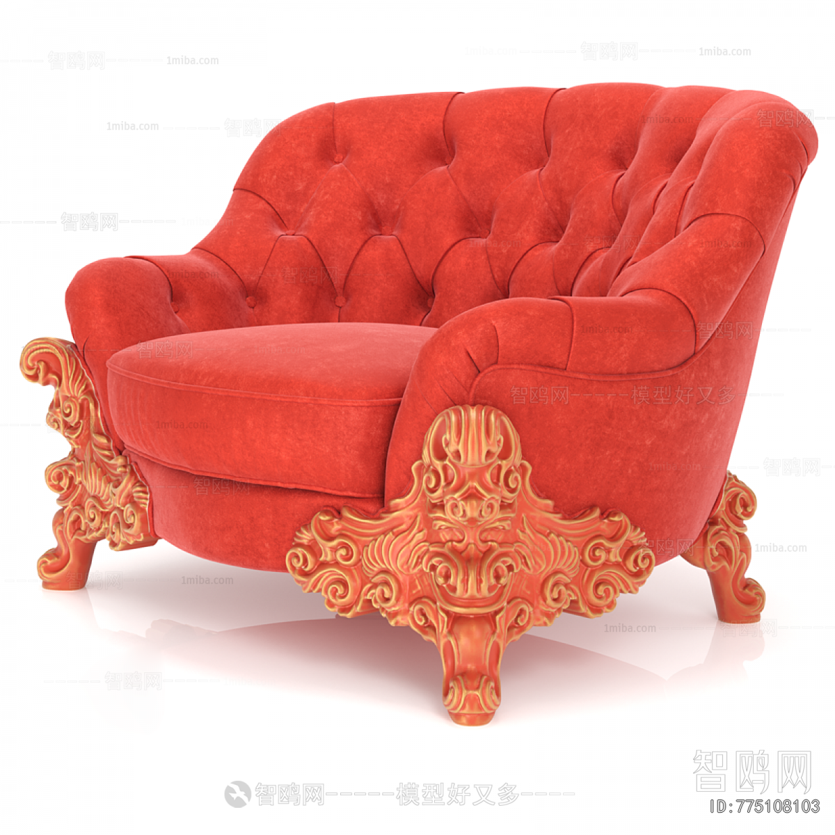 European Style Single Sofa