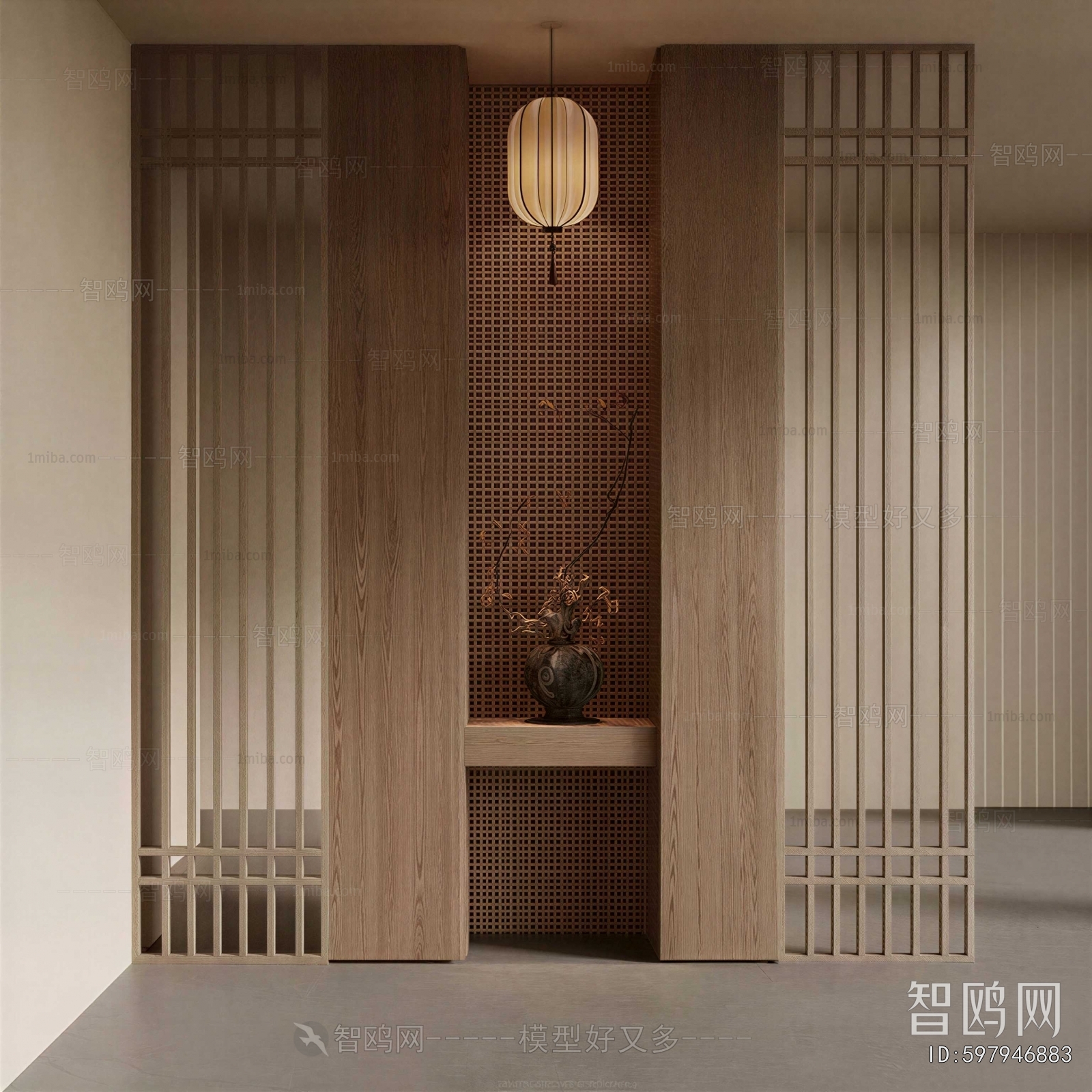 New Chinese Style Hallway