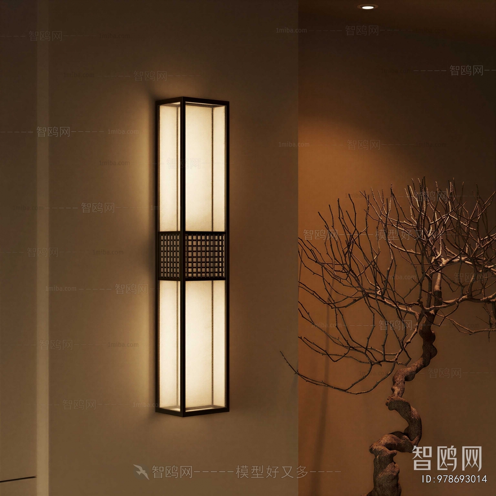 New Chinese Style Wall Lamp