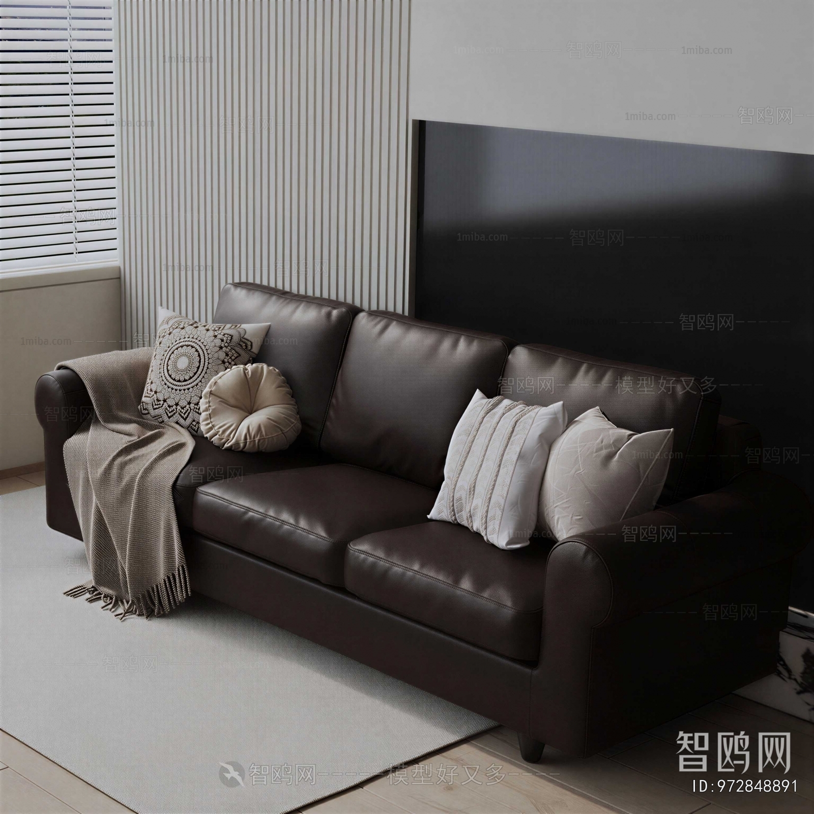 Modern Three-seat Sofa