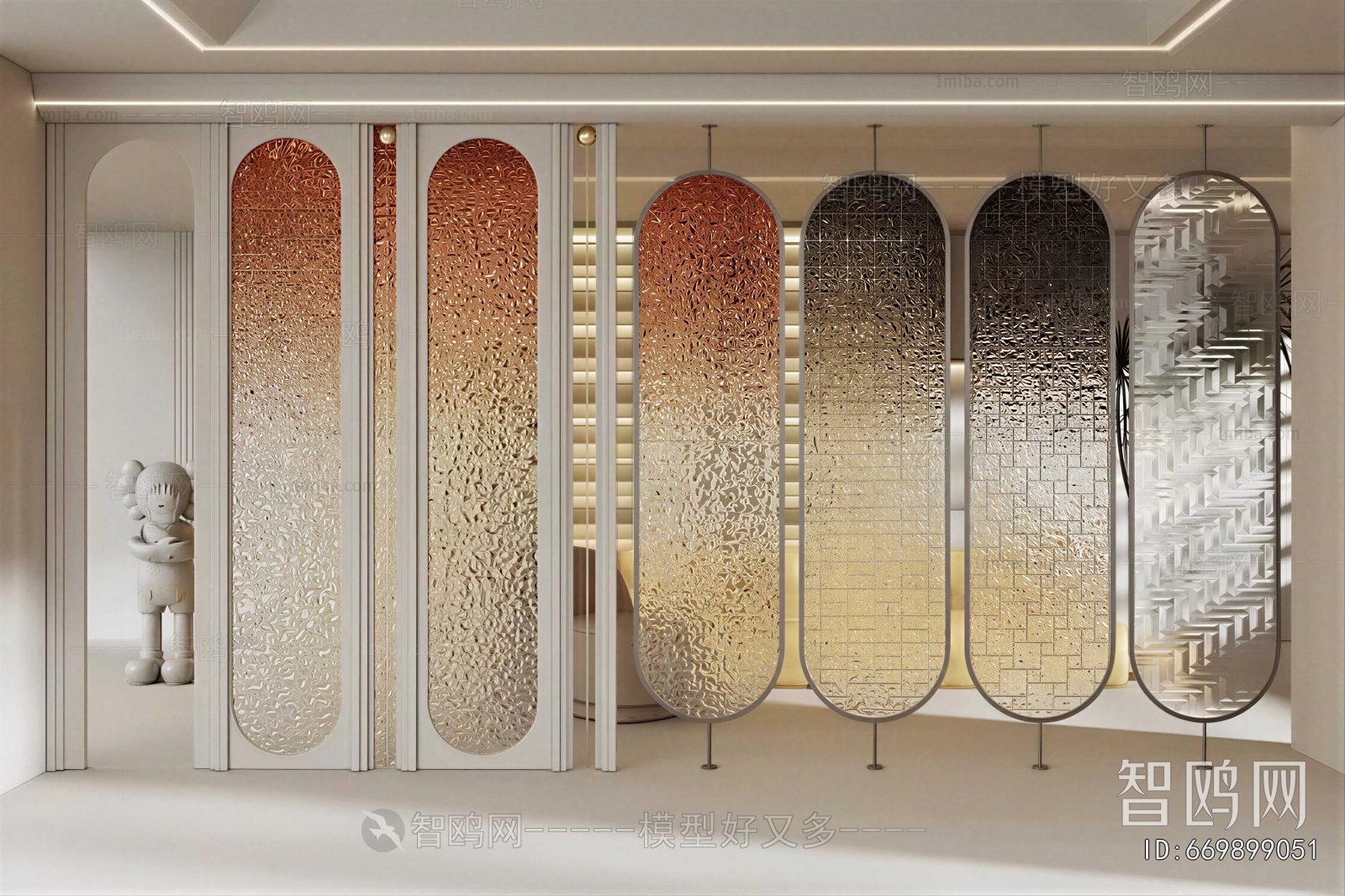 Modern Glass Screen Partition