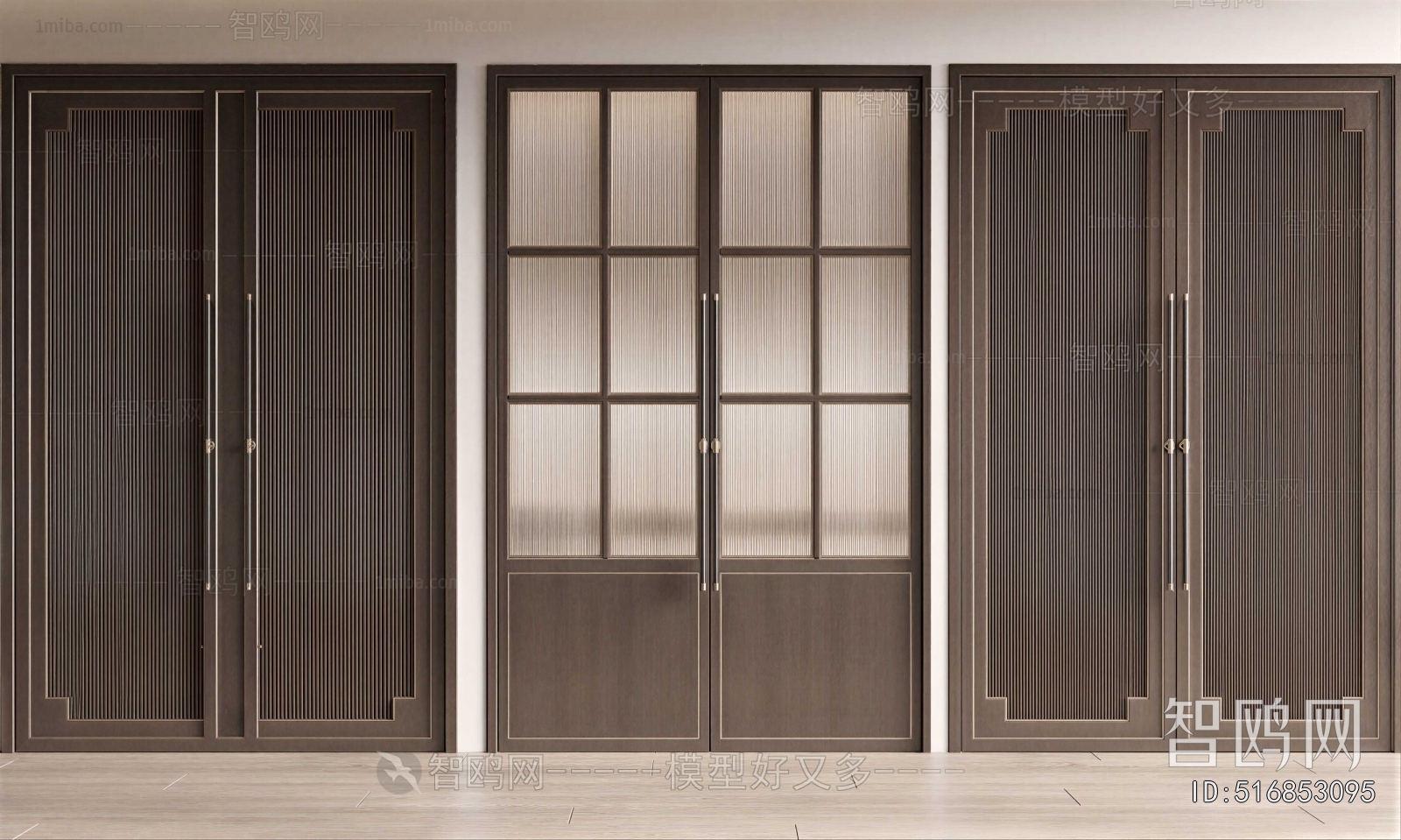 New Chinese Style Double Door