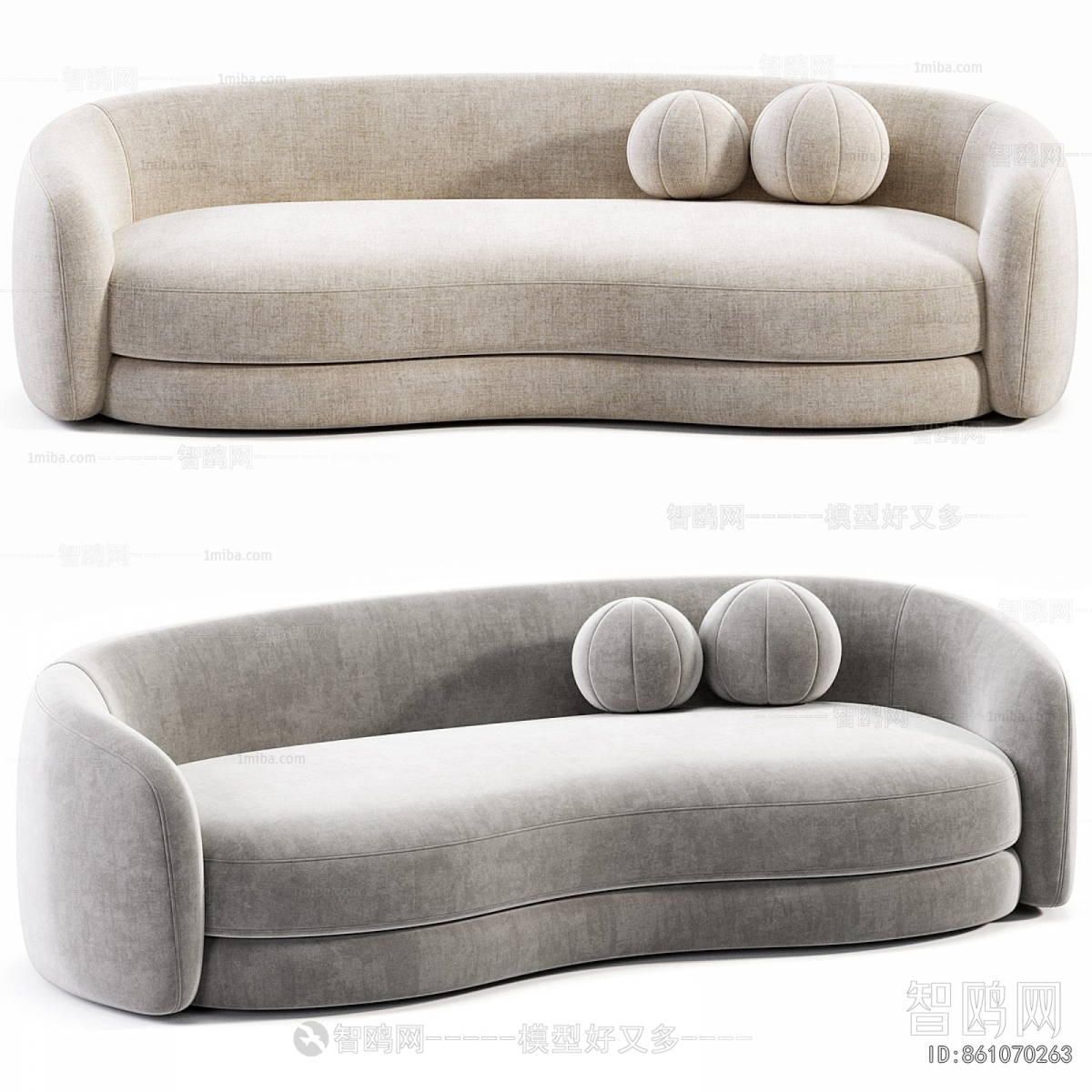 Modern Curved Sofa
