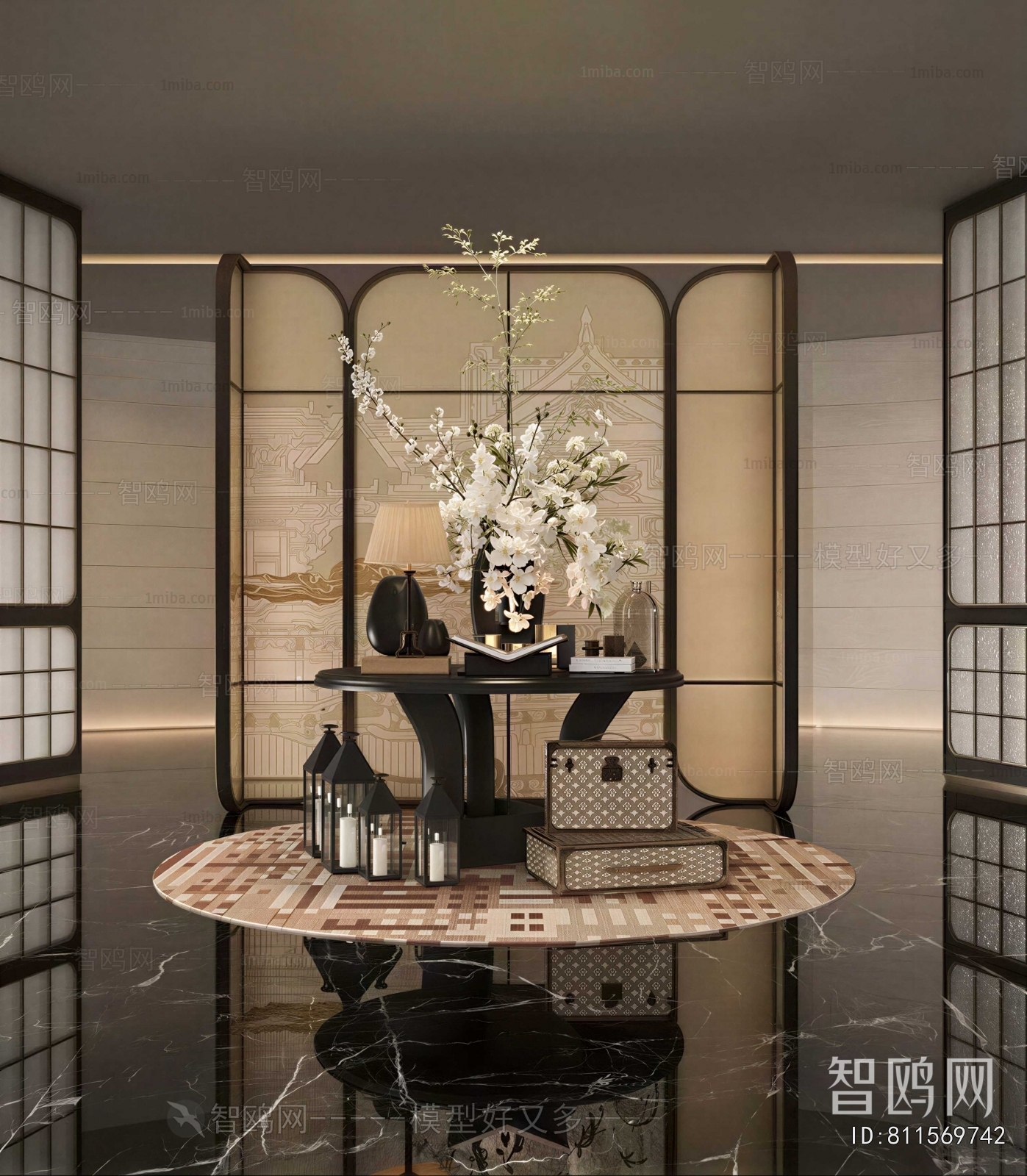 New Chinese Style Console