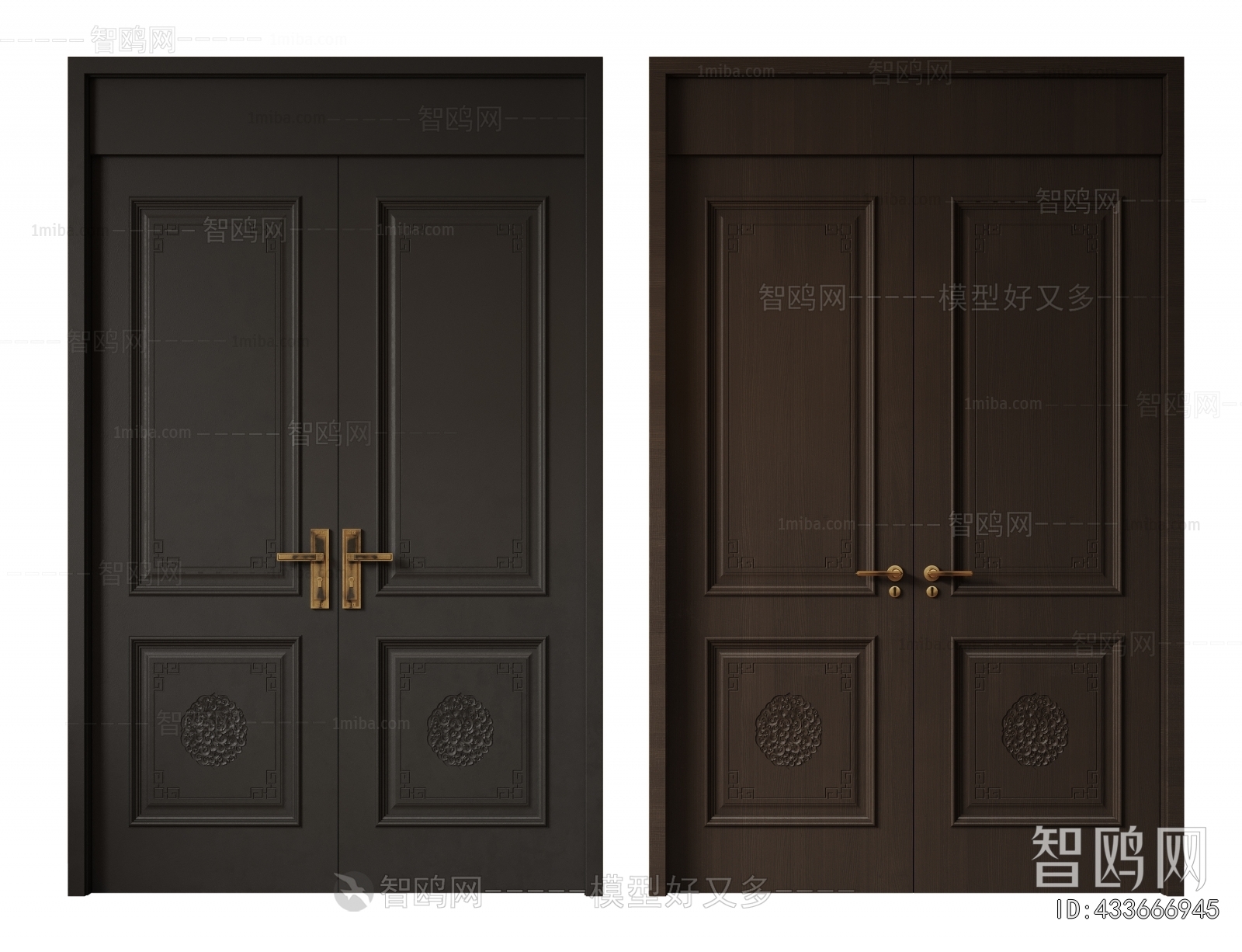 New Chinese Style Entrance Door