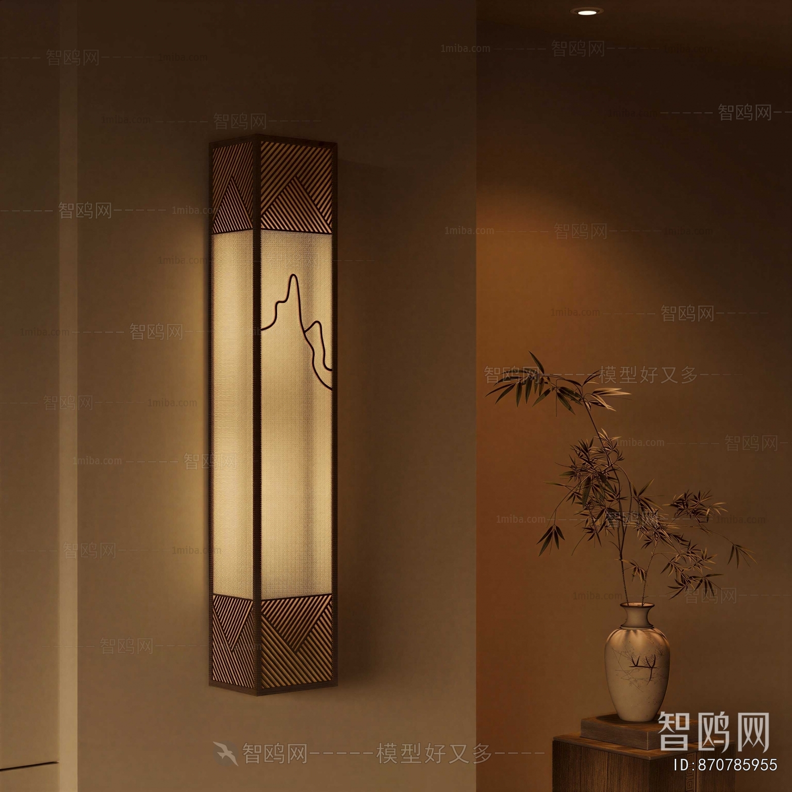 New Chinese Style Wall Lamp