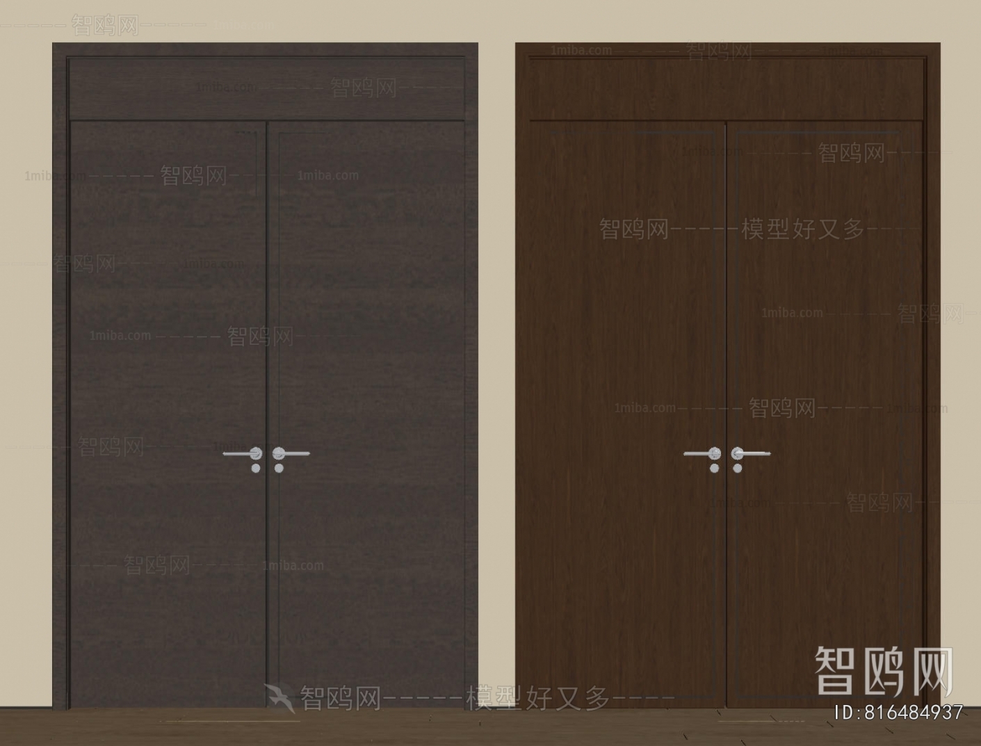 New Chinese Style Double Door