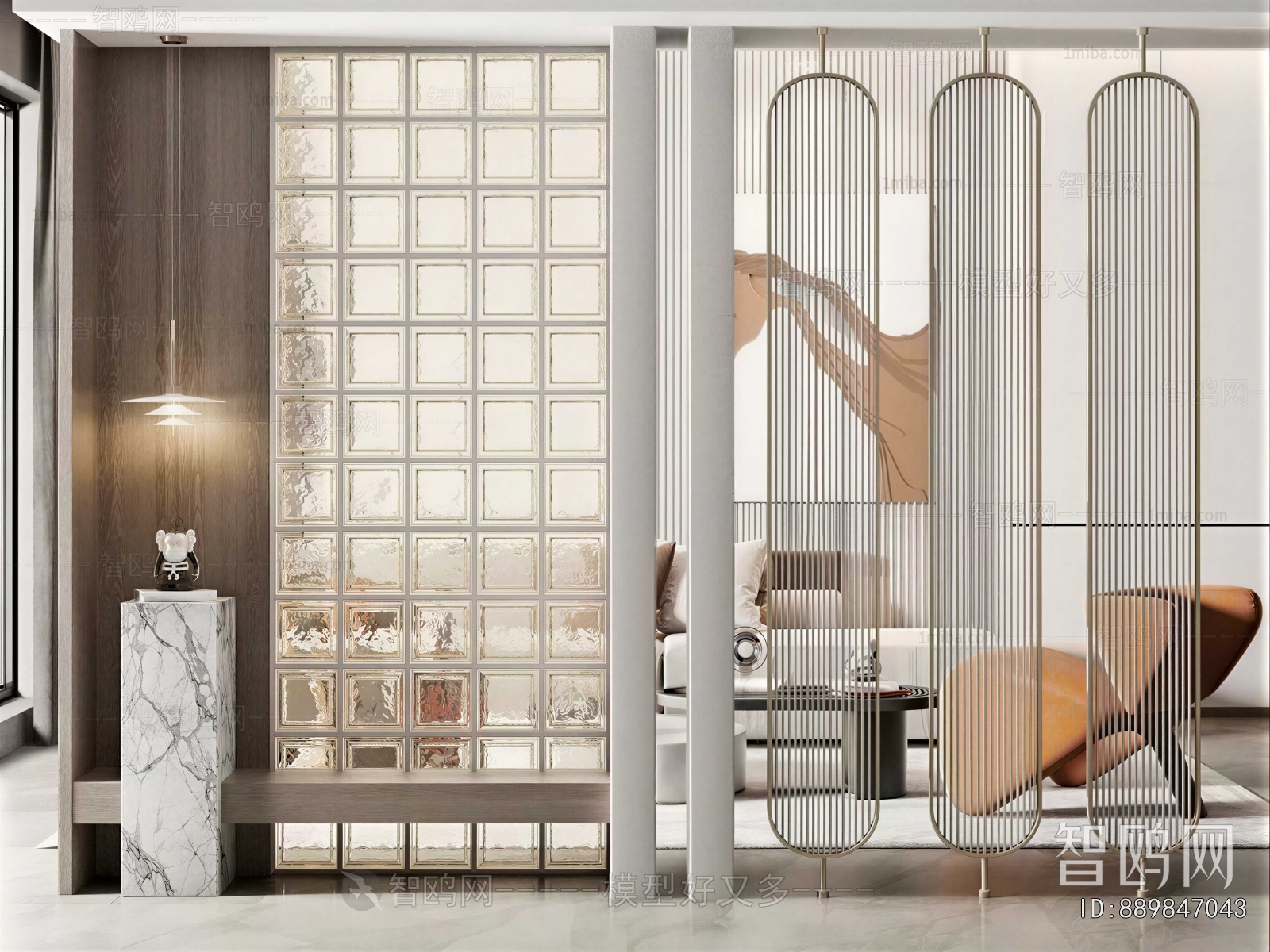 Modern Glass Screen Partition