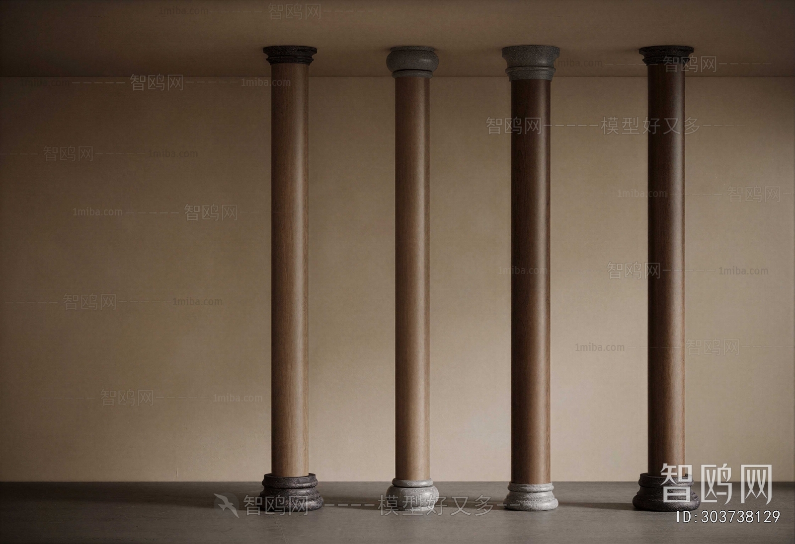 New Chinese Style Column