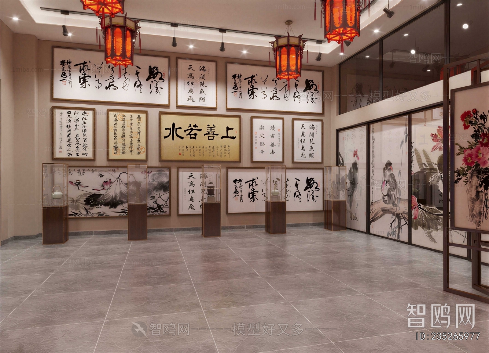New Chinese Style Exhibition Hall