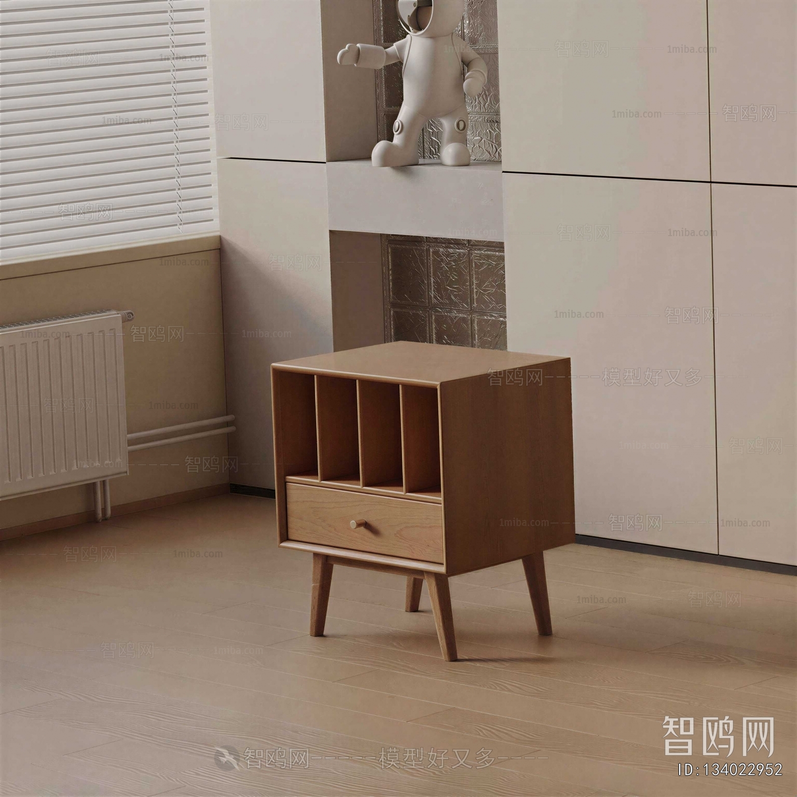 Modern Bedside Cupboard