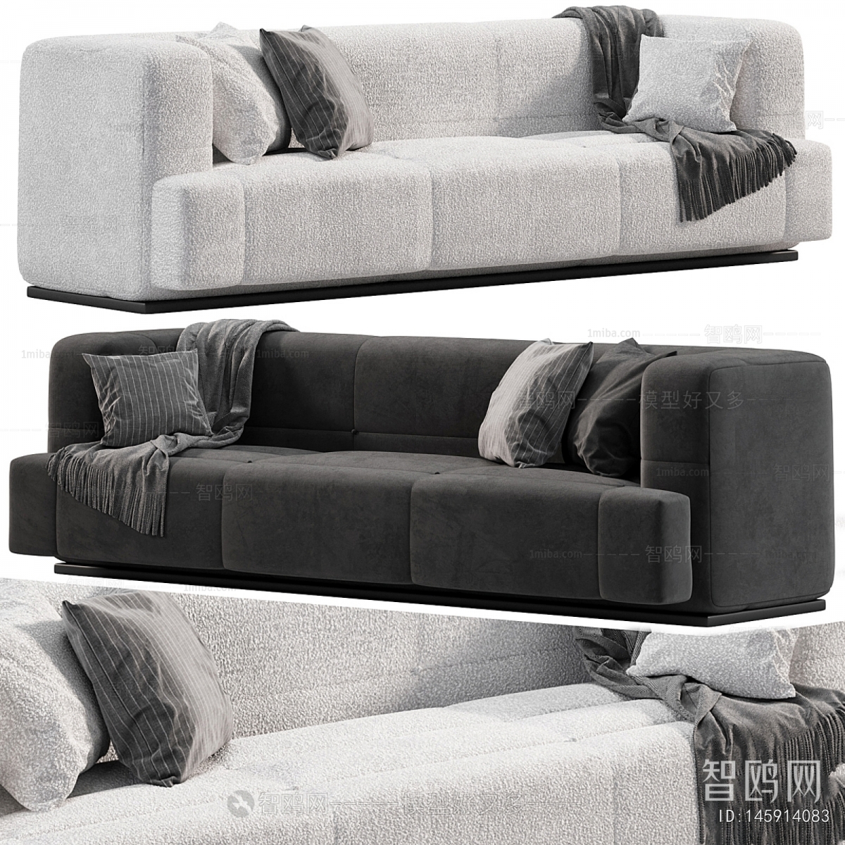 Modern Three-seat Sofa