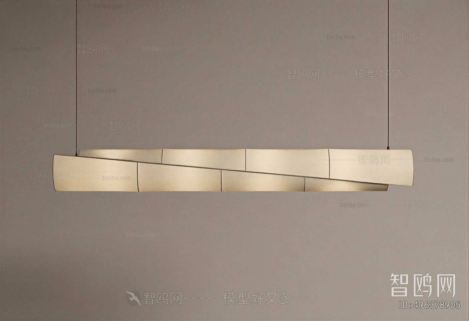 Modern Long Chandelier