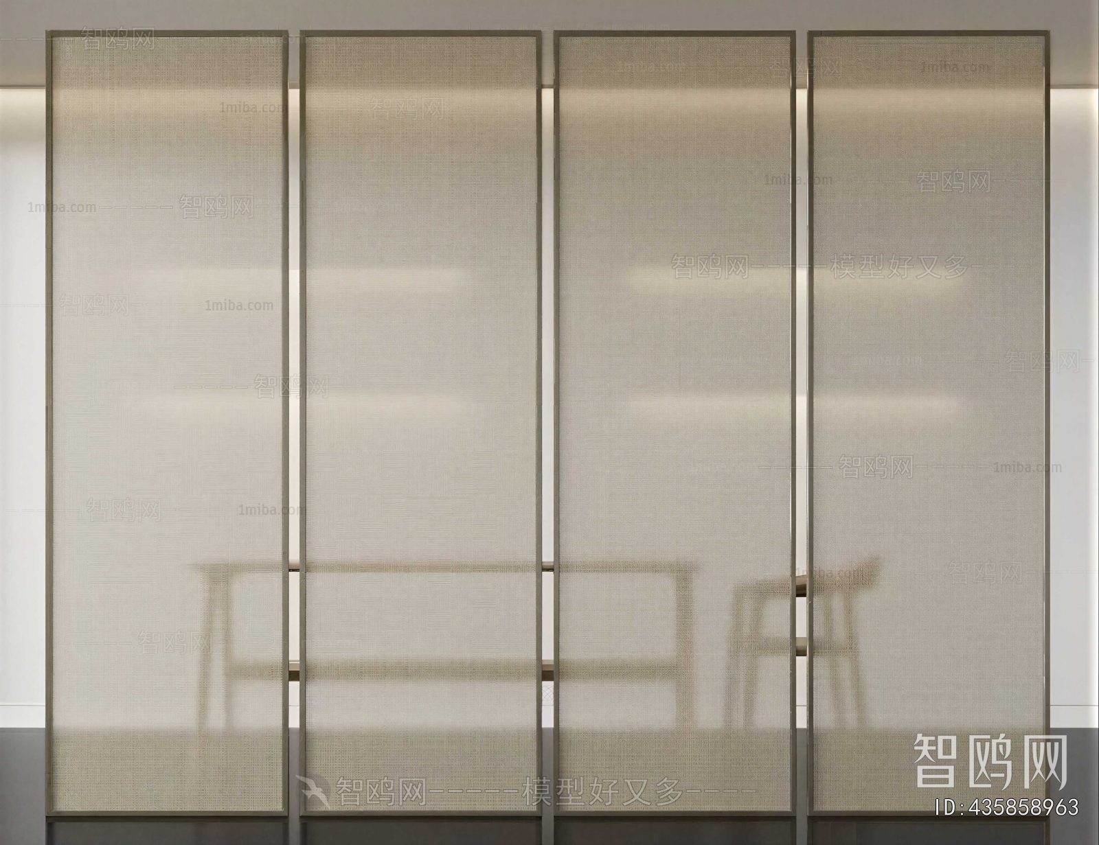 Modern Glass Screen Partition