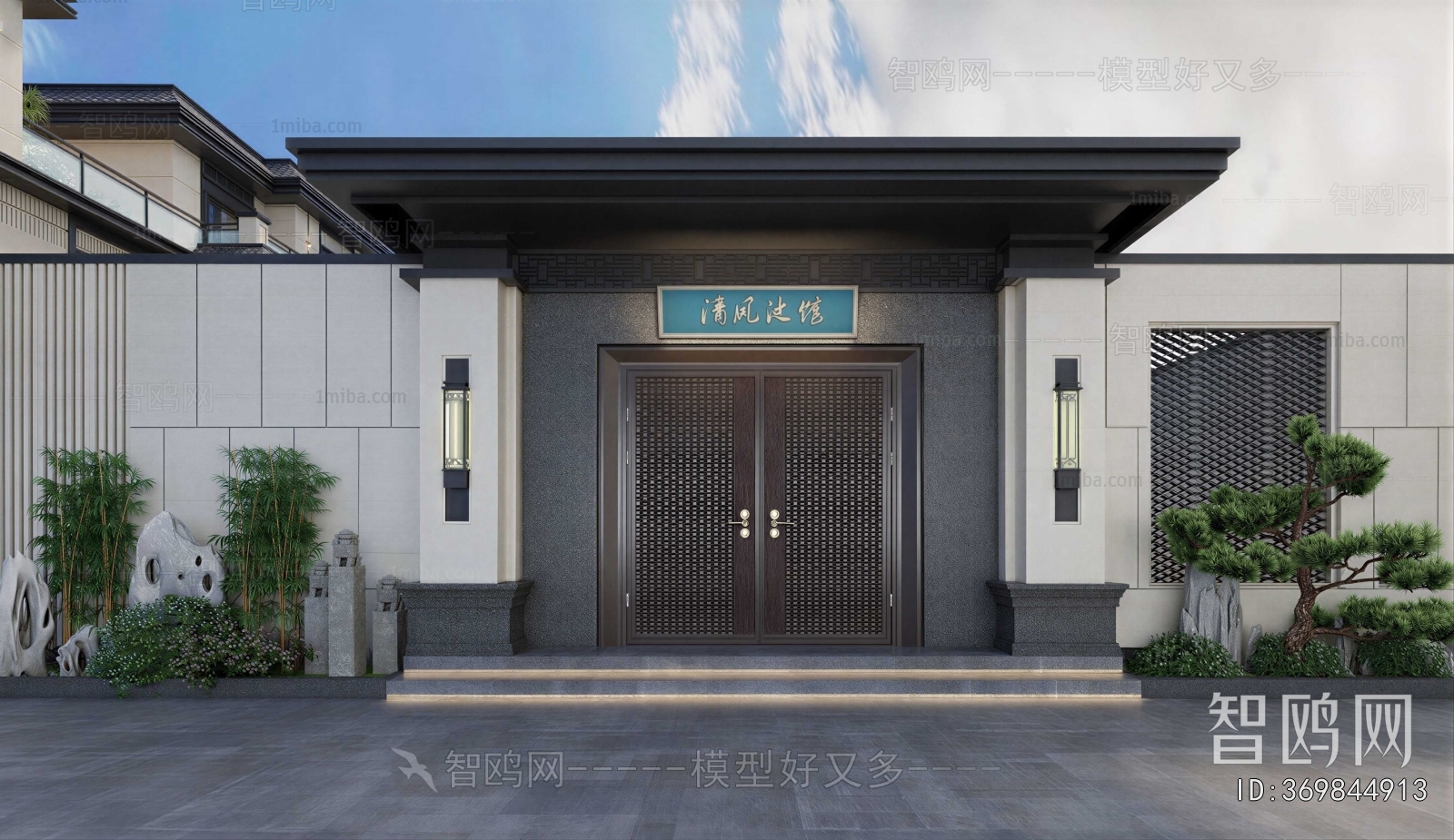 New Chinese Style Facade Element