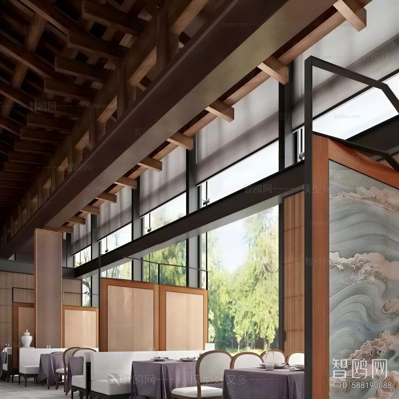 New Chinese Style Dining Room