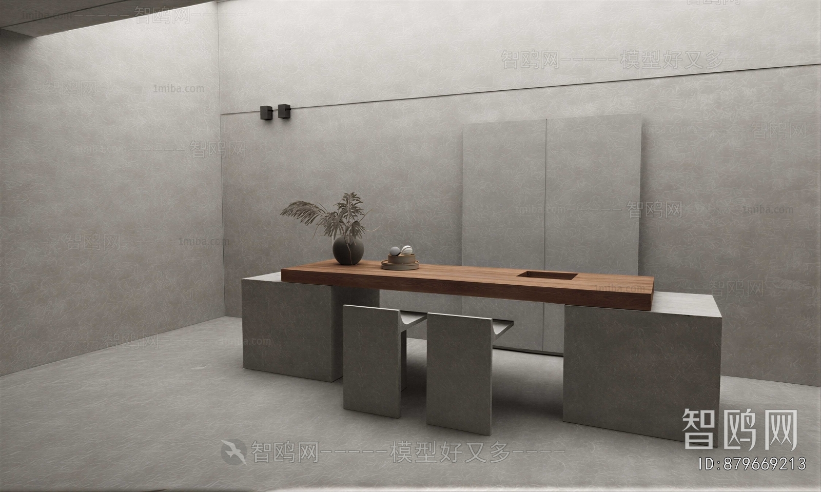 Wabi-sabi Style Tea Tables And Chairs