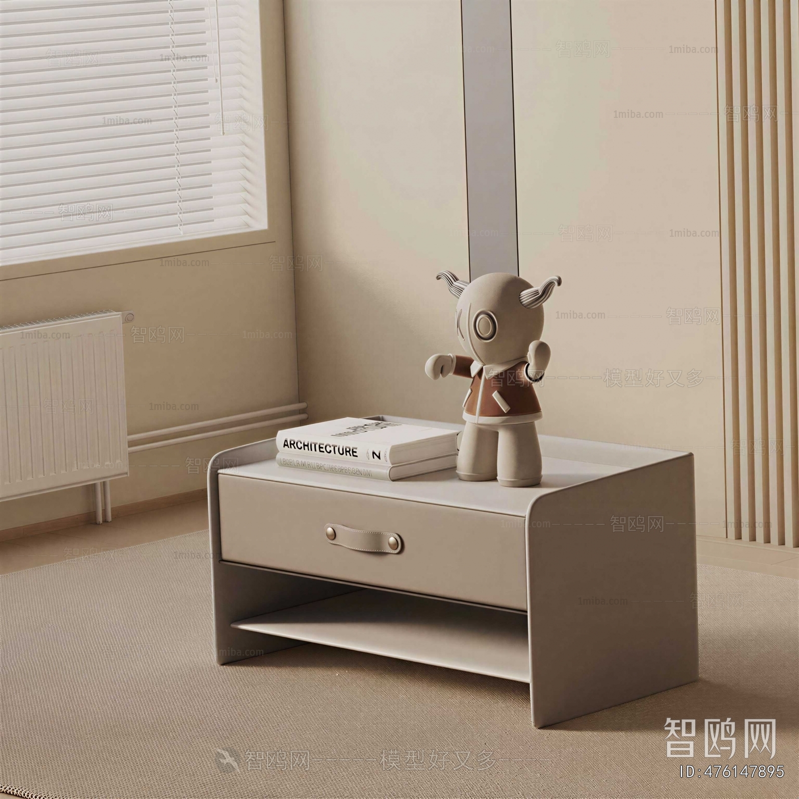 Modern Bedside Cupboard