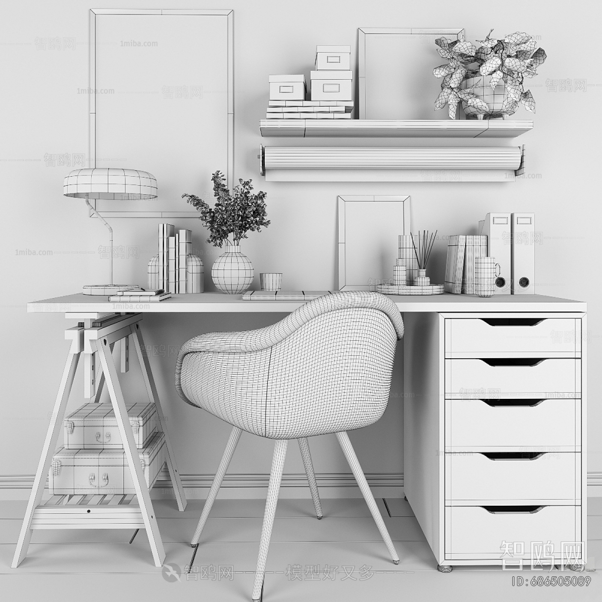 Modern Computer Desk And Chair