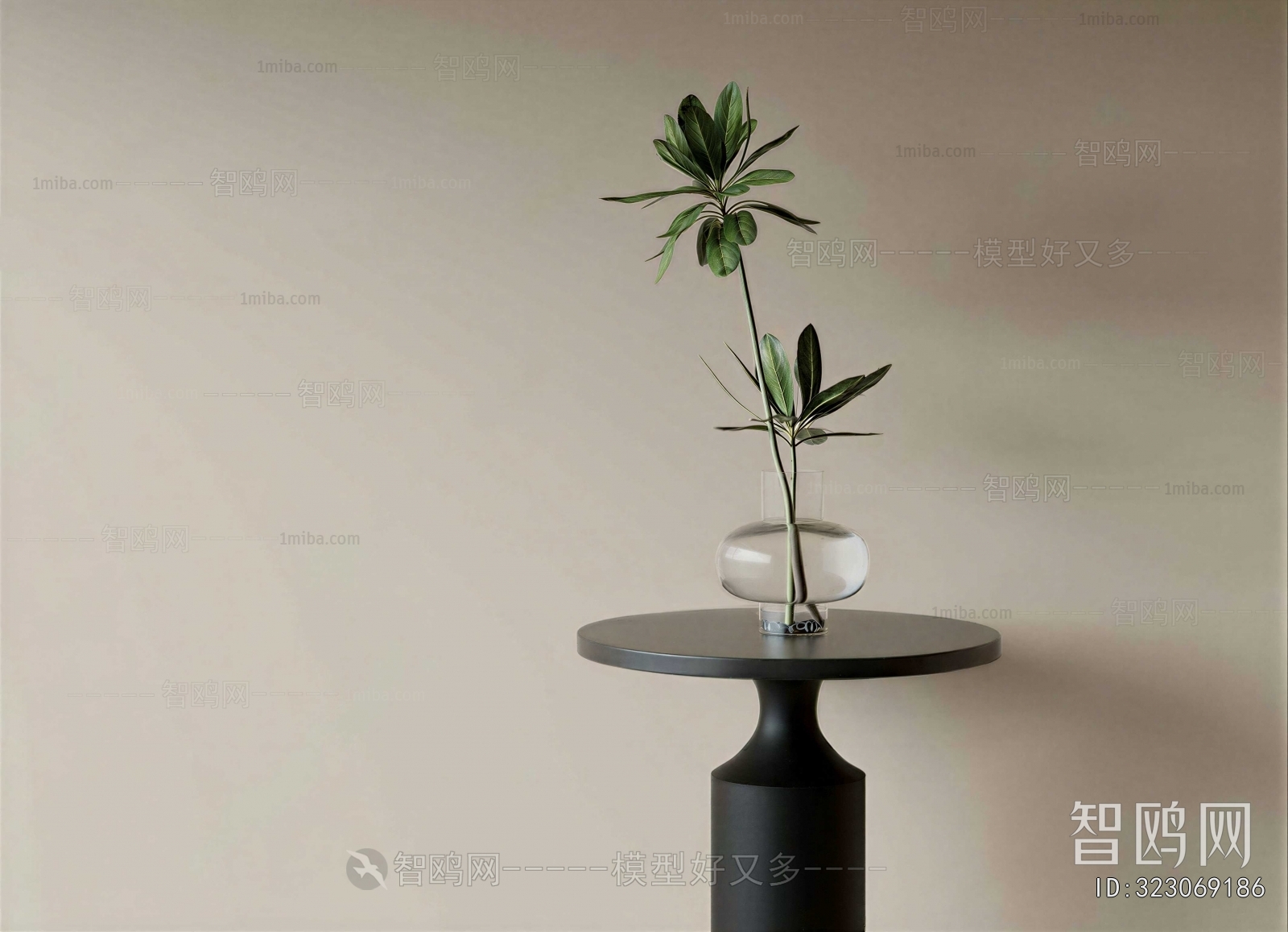 Modern Aquatic Green Plant