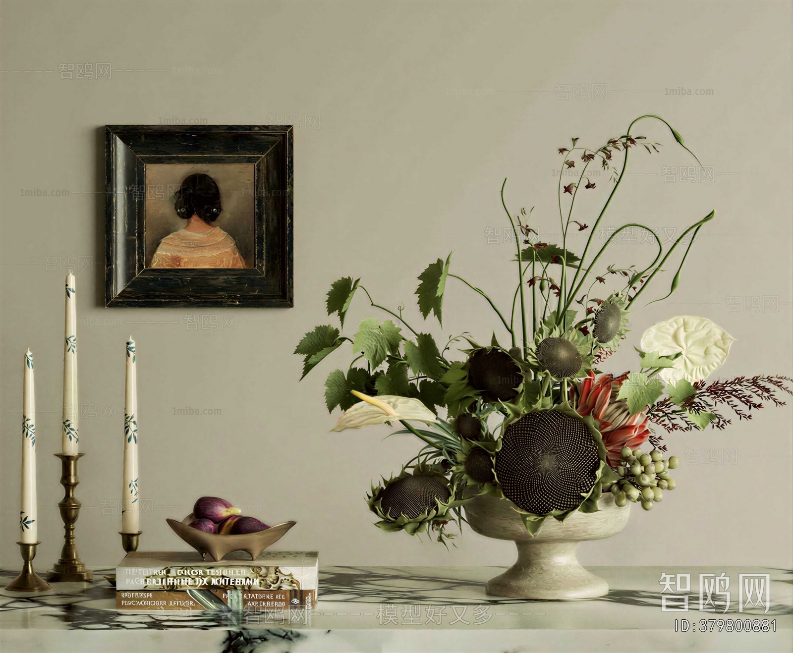 Wabi-sabi Style Flower Arrangement