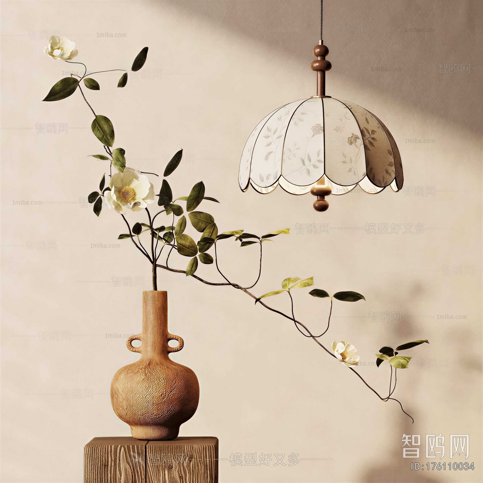 New Chinese Style Flower Arrangement