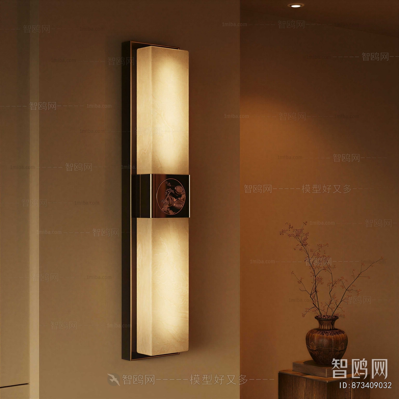 New Chinese Style Wall Lamp