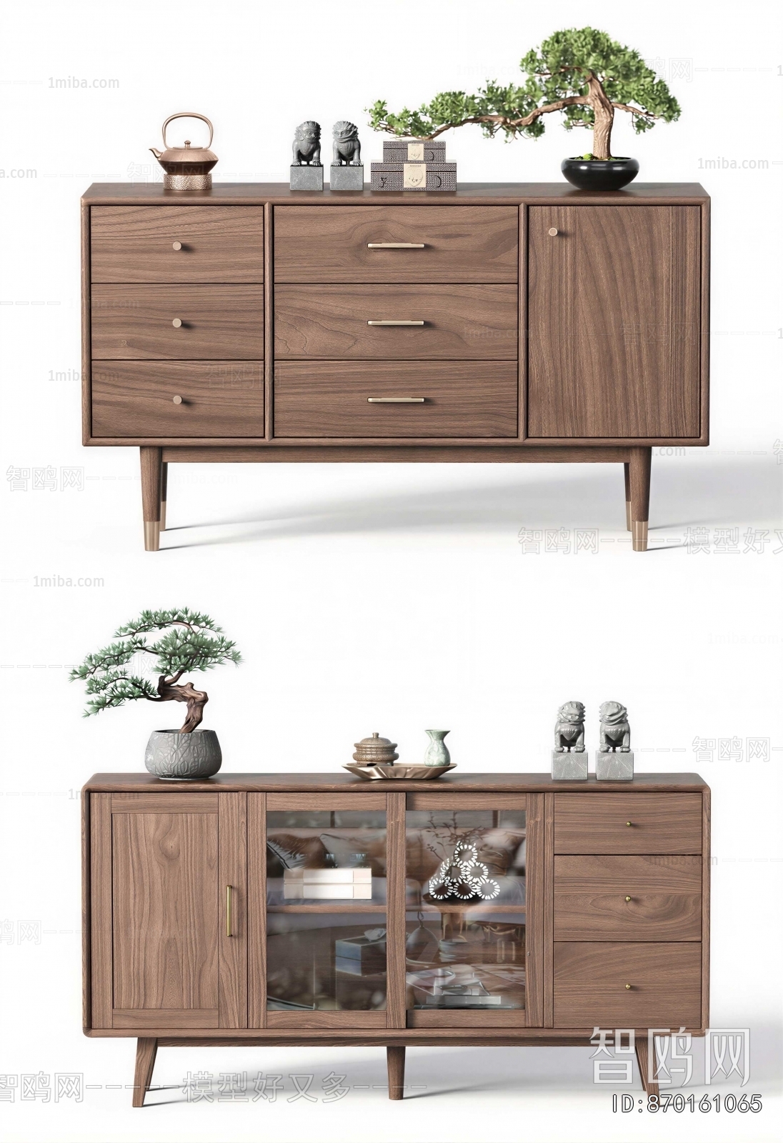 New Chinese Style Entrance Cabinet