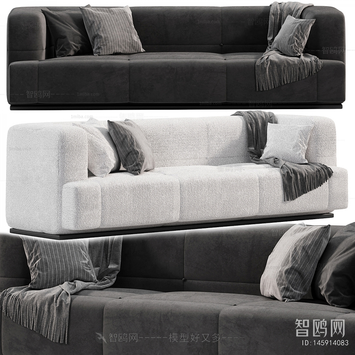 Modern Three-seat Sofa