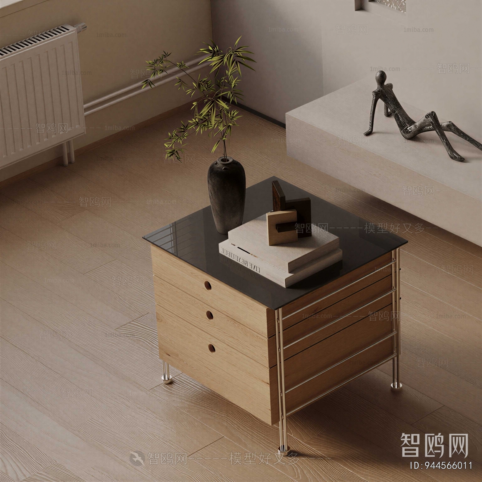 Modern Bedside Cupboard