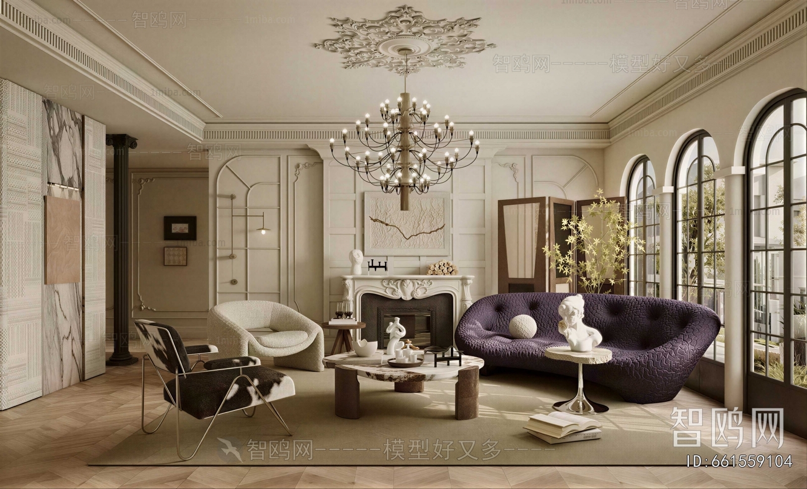 French Style A Living Room