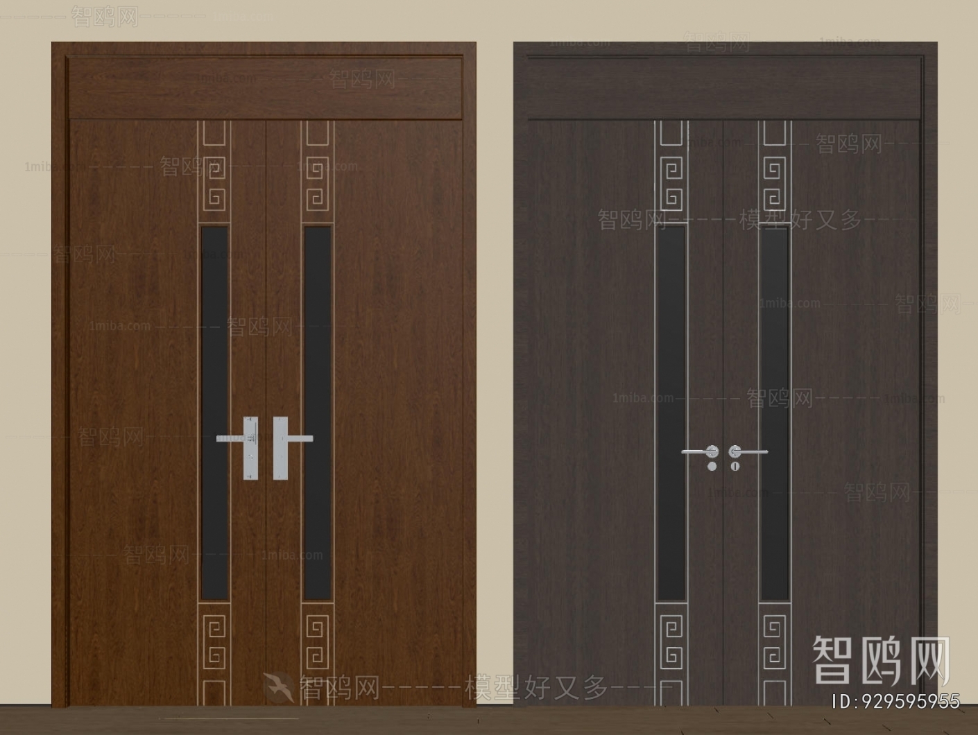 New Chinese Style Double Door