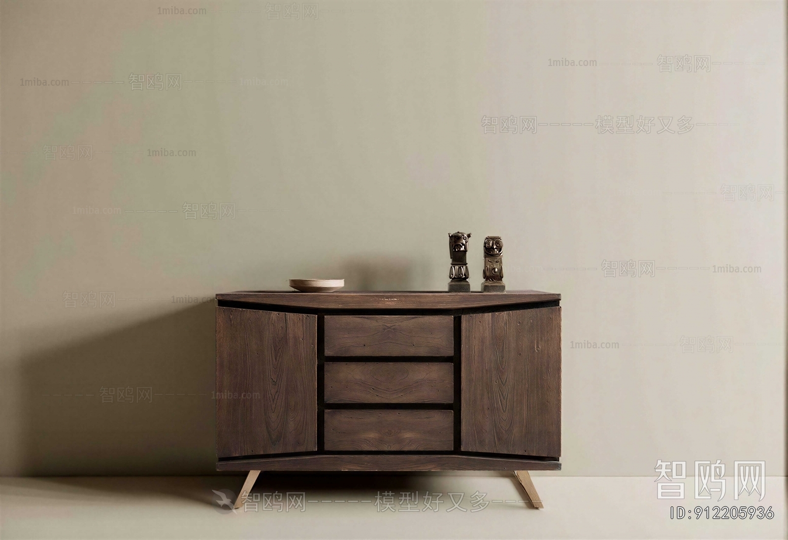 New Chinese Style Side Cabinet