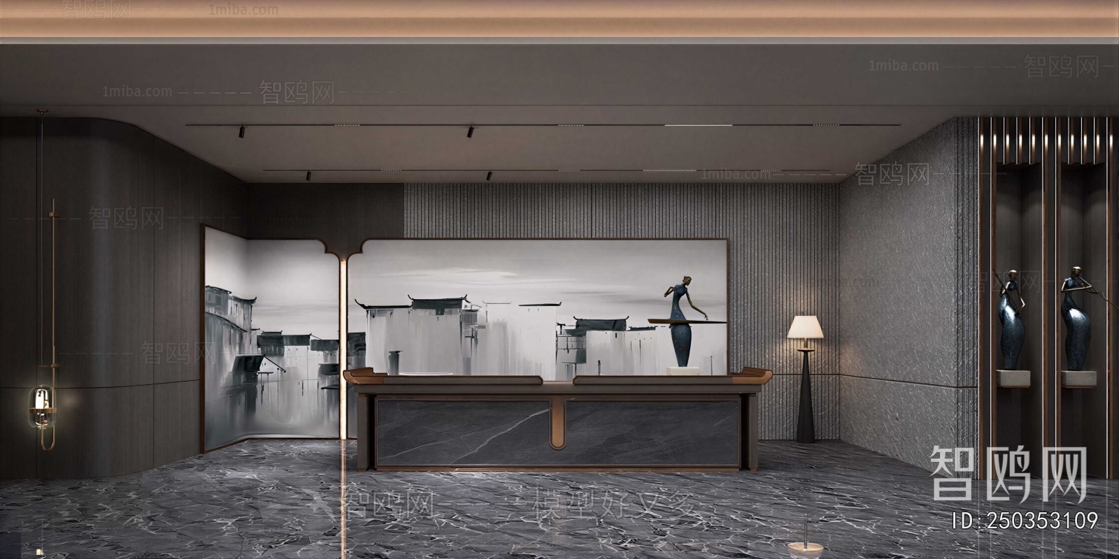 New Chinese Style Lobby Hall