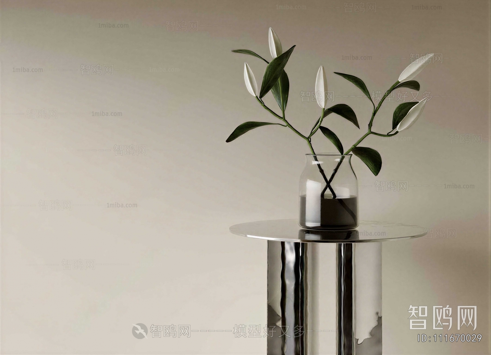 Modern Aquatic Green Plant