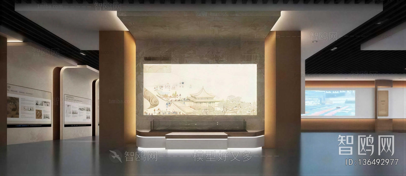 New Chinese Style Exhibition Hall