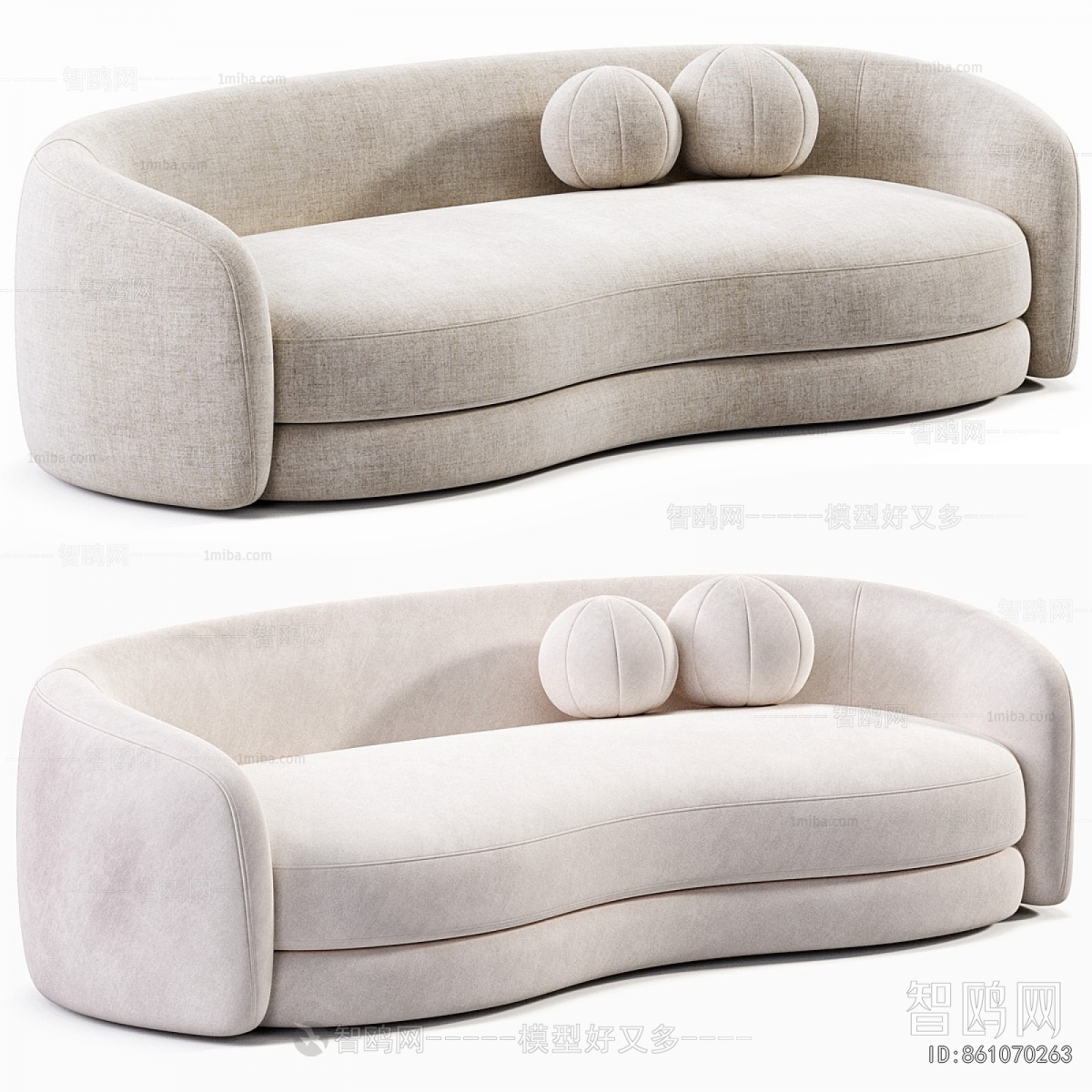 Modern Curved Sofa
