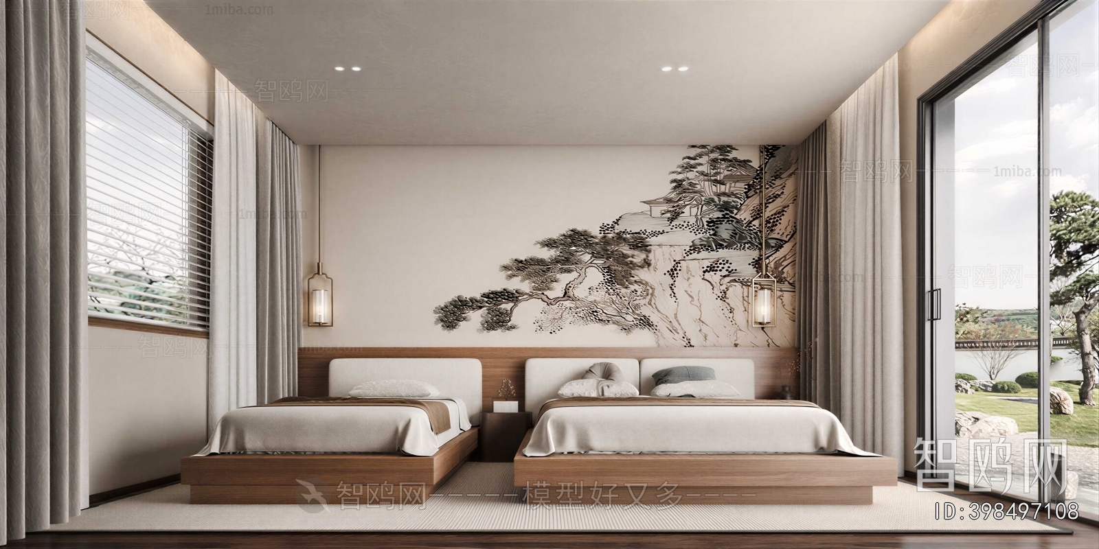 New Chinese Style Guest Room