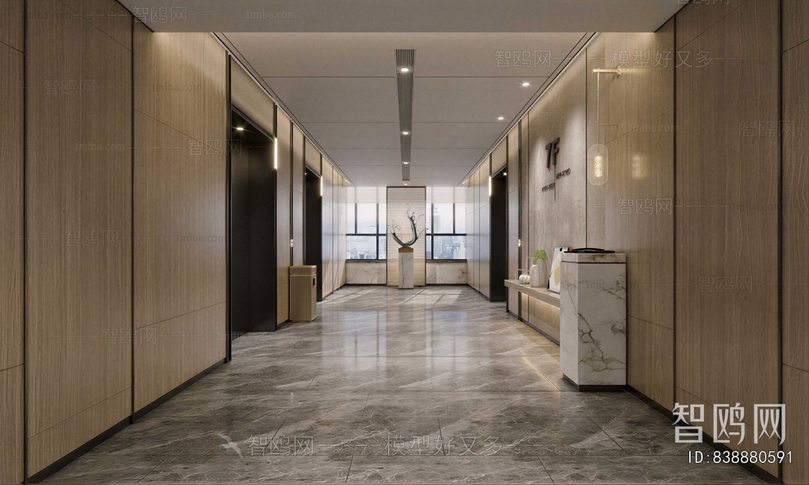 Modern Elevator Hall