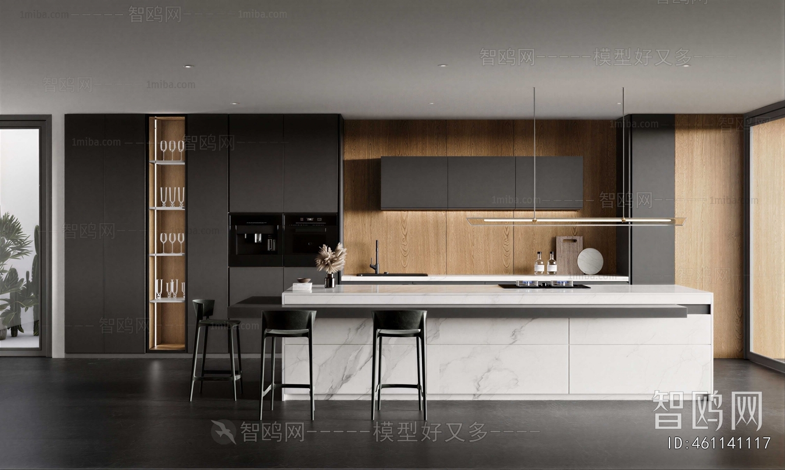 Modern Open Kitchen